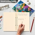 thumbnail image 4 of FORMRS 1-Subject Spiral Notebook 8" x 5" College Ruled 60 Refillable Sheet A5 Hard Cover, 2 Pack, Art Plants, 4 of 7