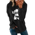 thumbnail image 5 of Womens Xmas Hoodies Sweatshirt Christmas Graphtic Blouses Tops Long Sleeve Pullover Sweater Blouses Holiday Party Casual Tops Comfy Fall Fashion Outfits Winter Clothes 2026, 5 of 6