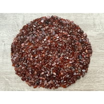 WHOLESALE Natural Semi Tumbled Orange Garnet Gemstone Chips, Crushed Mini Orange Garnet Crystals, Undrilled (Orange Garnet, 10 Pounds)