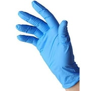 ORE International 9" Nitrile 100pcs Powder Free Protective Gloves-M in Blue