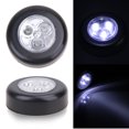 thumbnail image 3 of Peggybuy 3 LED Battery Powered Stick Tap Touch Lamp Light Wall Kitchen Closet Lighti, 3 of 6