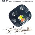 thumbnail image 5 of RV Funda protectora para AirPods 3 (2021), patrón de graffiti que brilla en la oscuridad, a prueba de polvo y antideslizante, funda para AirPods 3 compatible con carga inalámbrica (Negro 3) Rojo Verde, 5 of 5