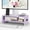 PURPLE, variant on Wooden Monitor Stand Riser, 2-Tier Desk Shelf with Storage Organizer, Ergonomic Computer Stand with Cable Management, Cellphone Holder, Pink, 16.5 Inch