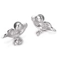 thumbnail image 5 of Yoursfs Grey Pearl Earrings for Women Round Pearl with Cubic Zirconia Silver Piercing Stud Earrings Elegant Prom Jewelry for Bridal Wedding, 5 of 5
