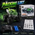 thumbnail image 2 of UUSUOO Dinosaur Remote Control Car,Waterproof Monster Truck Toys with Spray Water & Lights, 2.4GHz All-Terrain RC Truck Toys for Boys 4-7, Christmas Birthday Gifts for Boys Girls 3+, 2 of 7