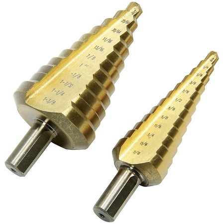 

Step Drill Set 2pc