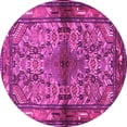 thumbnail image 1 of Ahgly Company Indoor Round Persian Pink Traditional Area Rugs, 5' Round, 1 of 4