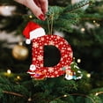 thumbnail image 5 of 26 Letters Christmas Tree Decoration Pendant Christmas Tree Ornaments Personalized DIY Christmas Ornaments Christmas Decoration Xmas Tree Hanging Decor Feature, 5 of 5
