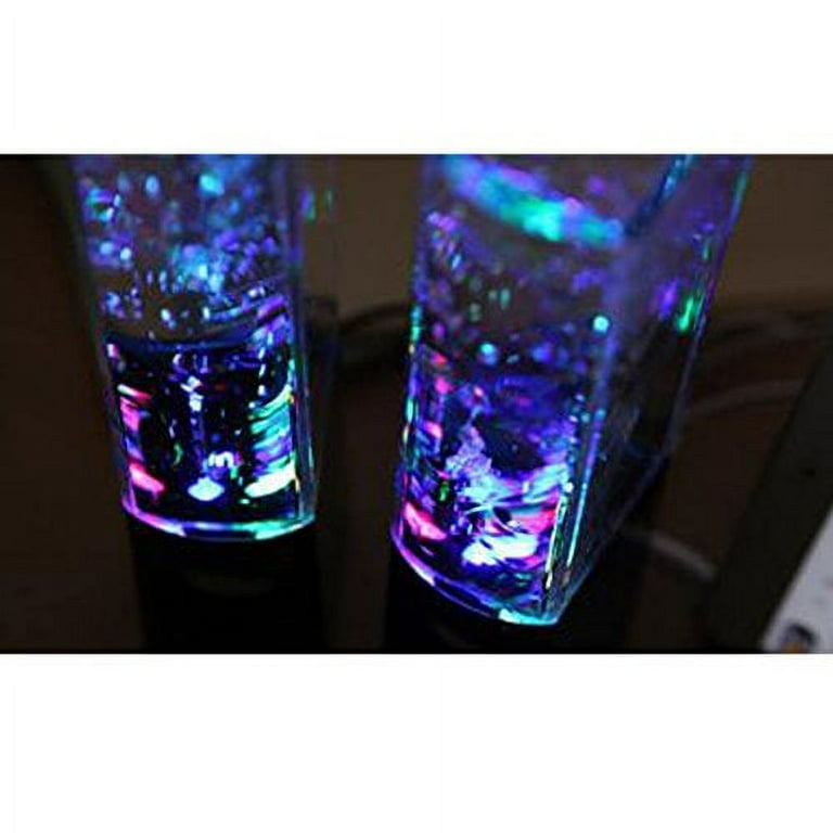  Aolyty Colorful LED Water Speaker with Dancing Fountain Light  Show Sound for PC, MP3 Player, Laptops, Smartphone Black : Electronics