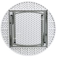 thumbnail image 5 of Bowery Hill 48 Inch Round Granite Folding Table in White, 5 of 5
