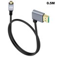 thumbnail image 3 of Cable adaptador práctico de 0,5/1/2M Compatible con Micro HDMI a Cable Compatible con HDMI, 3 of 9