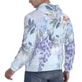 thumbnail image 6 of Goofa Bird Butterfly Stripe for Men's Hooded Sweatshirt - Lightweight Pullover Hoodie with Kangaroo Pocket, Perfect for Everyday Wear-4X-Large, 6 of 7