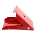 thumbnail image 4 of Cale de Roue en Acier Rouge pour Conduite en Voiture 1Pcs 4.95x3.30x0.79 Po, 4 of 8
