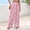 Pink, variant on Women's Wide Leg Palazzo Pants 2026 Summer Boho Floral Trousers Drawstring Elastic Waist Wide Leg Pants with Pockets Spring Flowy Beach Vacation Clothes Resort Wear Lounge Pants Black L