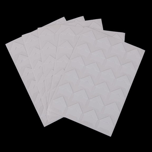 WHAMVOX 10 Sheets Self-adhesive Photo Corners Personal Journal Scrapbooks