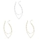 thumbnail image 1 of Gargantilla de , Cadena en Capas, Moda, Romántico, en apariencia de , Salvador gargantilla collar, 1 of 10
