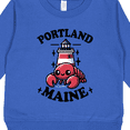 thumbnail image 3 of Inktastic Portland Maine Cute Lobster Toddler Sweatshirt, 3 of 4