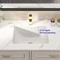 thumbnail image 3 of Lavabo de baño Dcolora rectangular 40,64 x 30,48 cm de porcelana blanca, 3 of 8