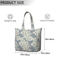 thumbnail image 4 of Sac Weekender à Imprimé Floral Artistique, Grand Sac à Main avec Fermeture Éclair Sécurisée pour Femmes, 4 of 5