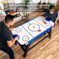 thumbnail image 3 of Best Choice Products 58in Mid-Size Air Hockey Table for Game Room w/ 2 Pucks, 2 Pushers, LED Score Board, 12V Motor, 3 of 8