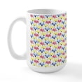 thumbnail image 2 of CafePress - Pastel Spring Flowers Mugs - 15 oz Ceramic Large White Novelty Mug, 2 of 6