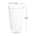 thumbnail image 4 of Smarty 14 oz. Crystal Clear Round Disposable Plastic Party Cups 500ct, 4 of 6