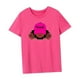 thumbnail image 5 of Camiseta para mujer con cuello redondo, camiseta básica informal, camiseta de manga corta para mochilero S, 5 of 7