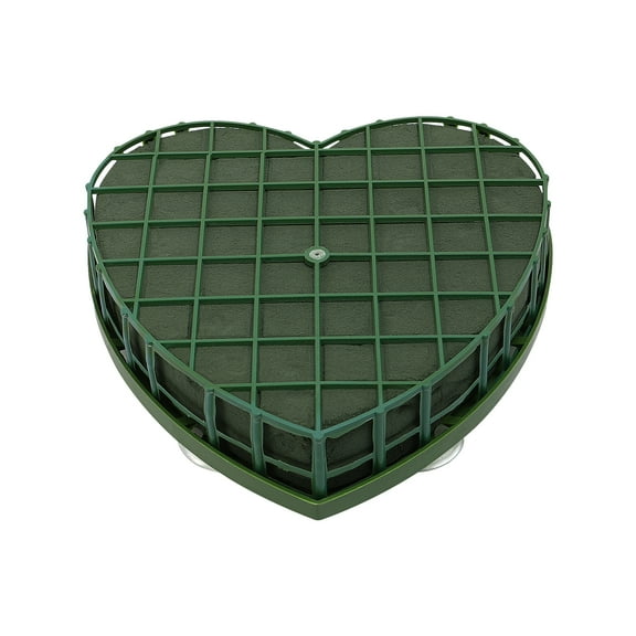 WEAVILUX Wedding Car Floral Foam - Green Heart Shaped for Wedding Decor