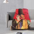 thumbnail image 4 of Manta con estampado multicolor, manta de franela súper suave, ligera y esponjosa, manta de cama Captain Beefheart & His Magic, 4 of 8