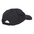 thumbnail image 4 of One Lucky Mr Embroidered Low Cap - Black OSFM, 4 of 5