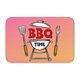 thumbnail image 1 of Alfombra de baño antideslizante supersuave con diseño de Bbq Time para baño, cocina, dormitorio, hogar, 15,75 x 23,62 pulgadas, 1 of 6