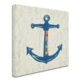 thumbnail image 2 of Trademark Fine Art 'Nautical Collage III on Linen' Canvas Art by Courtney Prahl, 2 of 3