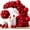 Red, variant on Red Balloons 100 pcs Red Balloons Sizes 12 Inch for Garland Arch, Premium Latex Balloons Red Birthday Decorations Wedding Valentine's Day Baby Shower Party Decor