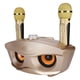 thumbnail image 2 of Micrófono Inalámbrico Karaoke Altavoz Portátil de Karaoke para Fiesta en casa/KTV Handheld Micrófono Bluetooth Inicio KTV Altavoz de Karaoke con Dos micrófonos(Oro) Karaoke Juego Higoodz Accesorios Electrónicos, 2 of 7