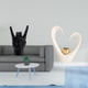 thumbnail image 2 of Estatua del gesto de la roca,Estatuas y figuras de dedos con gestos de música rock,Figura de escritorio,Escultura de corazón para escritorio,oficina,decoración del hogar,Figura decorativa de, 2 of 8
