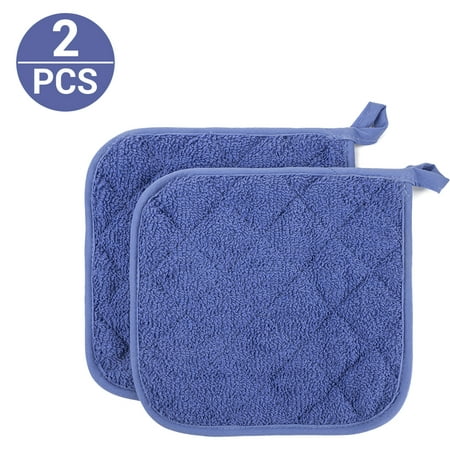 

Kitchen Pot Holders Set Heat Resistant Pure Cotton Potholders Kit Trivets Large Coasters Hot Pads Terry Pot Holders for Everyday Cooking and Baking