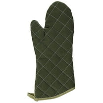 Winco Flame Resistant Oven Mitt, 17-Inch, Sage Green