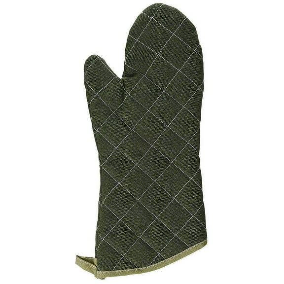 Winco Flame Resistant Oven Mitt, 17-Inch, Sage Green