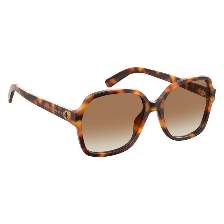 The Marc Jacobs Women's Havana Squared Butterfly Sunglasses