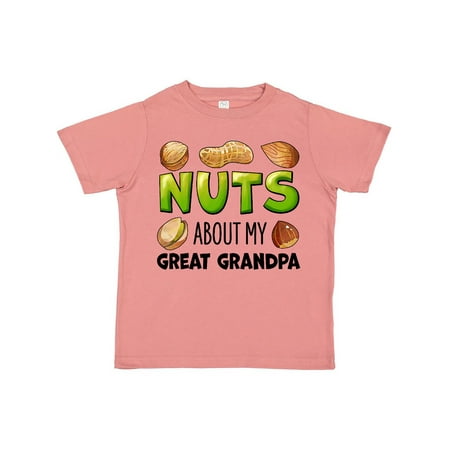 

Inktastic Nuts About My Great Grandpa Peanut Almond Pistachio Gift Toddler Boy or Toddler Girl T-Shirt