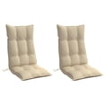 thumbnail image 3 of Cojines para silla VidaXL Highback Beige Oxford para exterior/interior, 3 of 9