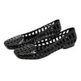 thumbnail image 4 of Wovix Women's Sandals Jelly Sandals Ballet Shoes Slip On Flats Hollow Out Trendy Loafers Daily Wear, 4 of 9