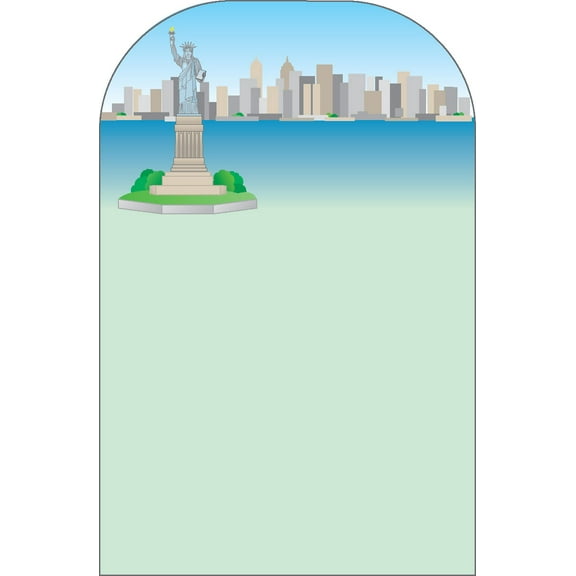 SHAPES ETC. Mini Notepad - Statue of Liberty