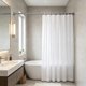 thumbnail image 5 of Lekihaqq Telescopic Curtain Rod Stainless Steel No Drilling Adjustable Shower Curtain Pole Easy Installation Black Beige White Gray Khaki Space Saving Clothes Drying Bathroom Home Organization, 5 of 7