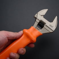 SEIWEI Chrome Vanadium Steel Wrench with Graduations 12''(300mm) Mini Spanner Wrench Orange