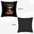 thumbnail image 6 of Set of 2 18x18in Throw Pillow Covers - Serene Sunset Landscape Design Perfect for Couch Bed or Car Decor Adds Tranquil Charm, 6 of 8
