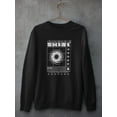 thumbnail image 3 of Poster Spiral Techno Style Sweatshirt Men -Image by Shutterstock, Male 4X-Large, 3 of 4