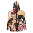 thumbnail image 2 of Gravity Falls Full Zip Hoodies Hooded Long Sleeve Jacket Lightweight Sweatshirt Warm Winter Coats XL, 2 of 6