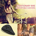 thumbnail image 5 of Wider Bike Seat Cover, Soft Silica Gel Pad, Breathable Anti-Slip Surface, Ergonomic Design, for Commuting/Travel, Enhanced Comfort, Durable Synthetic Material, Universal Fit, Outdoor Cycling Gear, 5 of 6