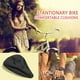 thumbnail image 5 of Funda de cojín de asiento de bicicleta | Almohadilla de gel suave y ancha para comodidad y absorción de impactos | Forro antideslizante antideslizante con cordón | Se adapta a asientos de bicicleta, 5 of 6